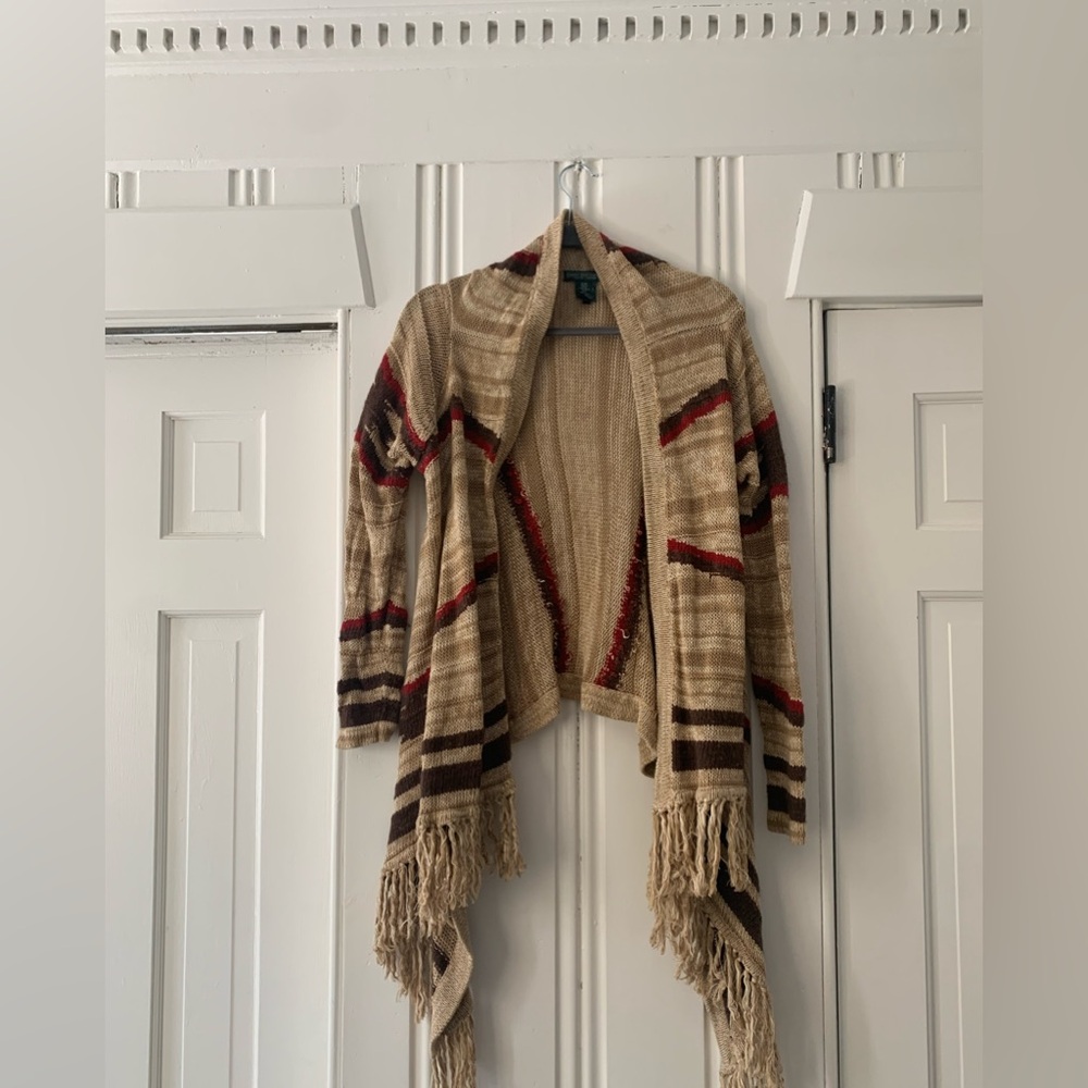 Ralph Lauren Jeans Company size small cardigan high low